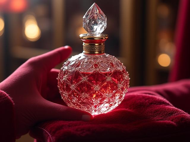 Aufwendig verzierter Flakon einer limitierten Edition