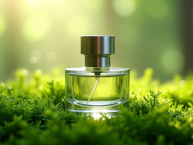 Grüner Frühlingsduft mit frischen Gräsern