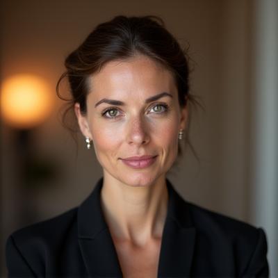 Porträt von Elara Schmidt, Gründerin und Kuratorin von Opulentia